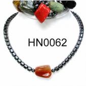 Assorted Colored Semi precious Stone Beads Hematite Beads Stone Chain Choker Fashion Women Necklace